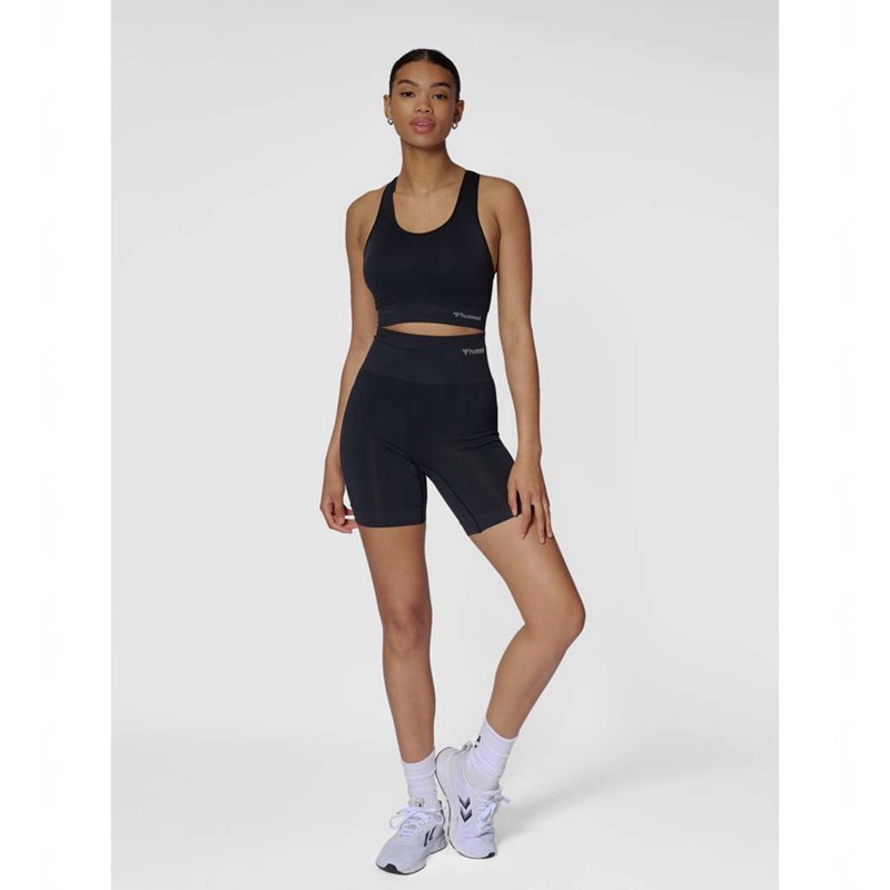 Dámské Kraťasy Hummel Tif Seamless Černé | 891453-490