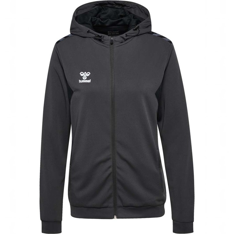 Dámské Mikina s Kapucí Hummel Authentic Pl Zip Černé | 292518-741