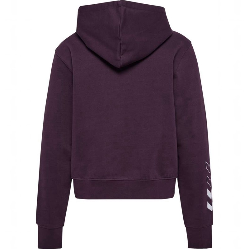Dámské Mikina s Kapucí Hummel Elemental Short Fialové | 620368-651