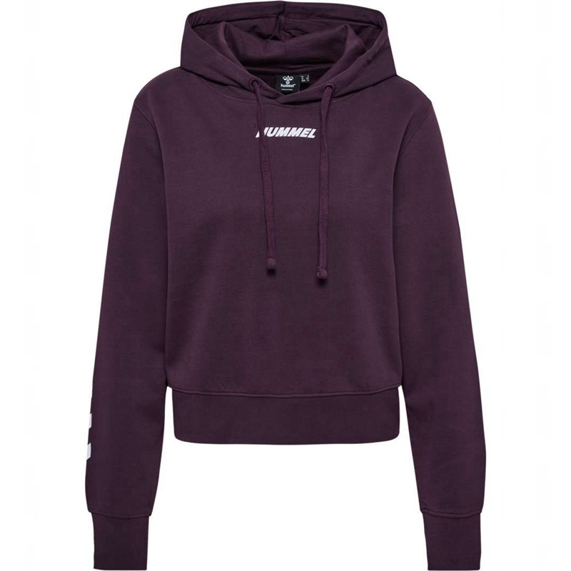 Dámské Mikina s Kapucí Hummel Elemental Short Fialové | 620368-651