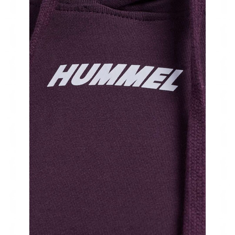 Dámské Mikina s Kapucí Hummel Elemental Short Fialové | 620368-651