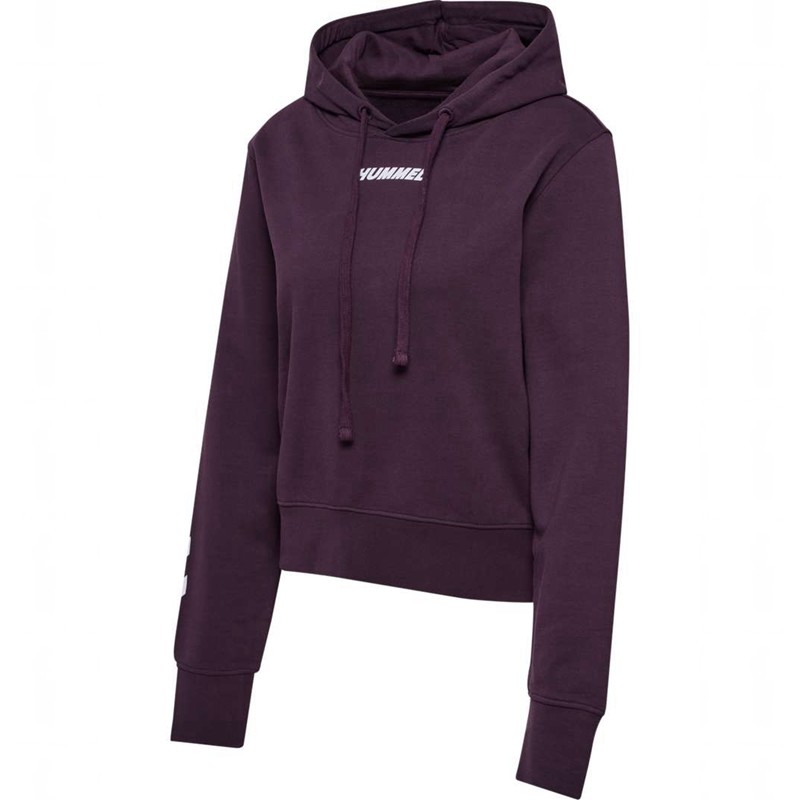 Dámské Mikina s Kapucí Hummel Elemental Short Fialové | 620368-651