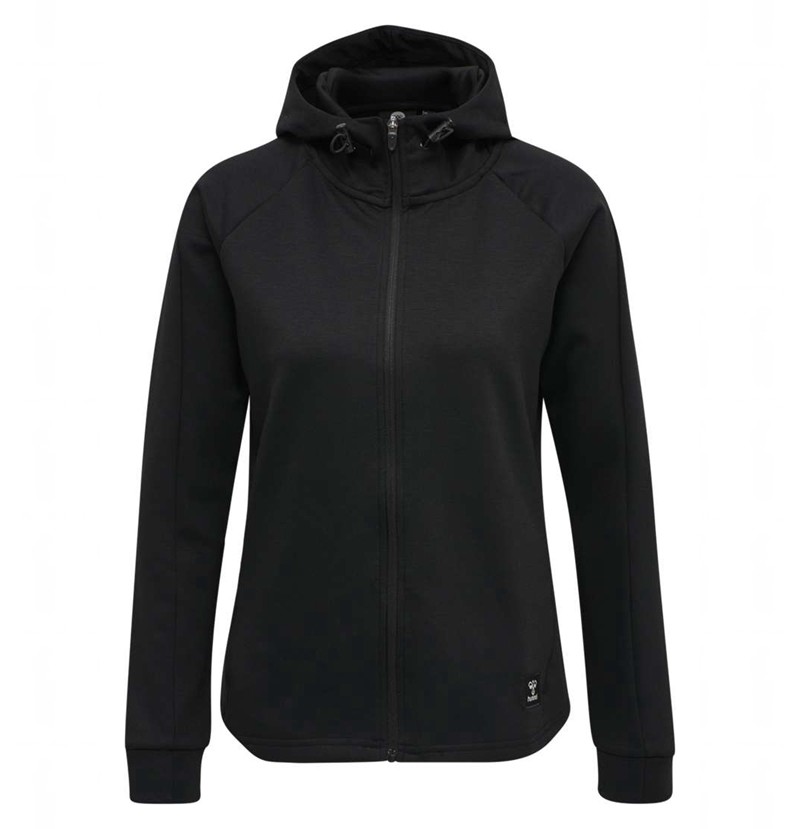 Dámské Mikina s Kapucí Hummel Essi Zip Černé | 448512-114
