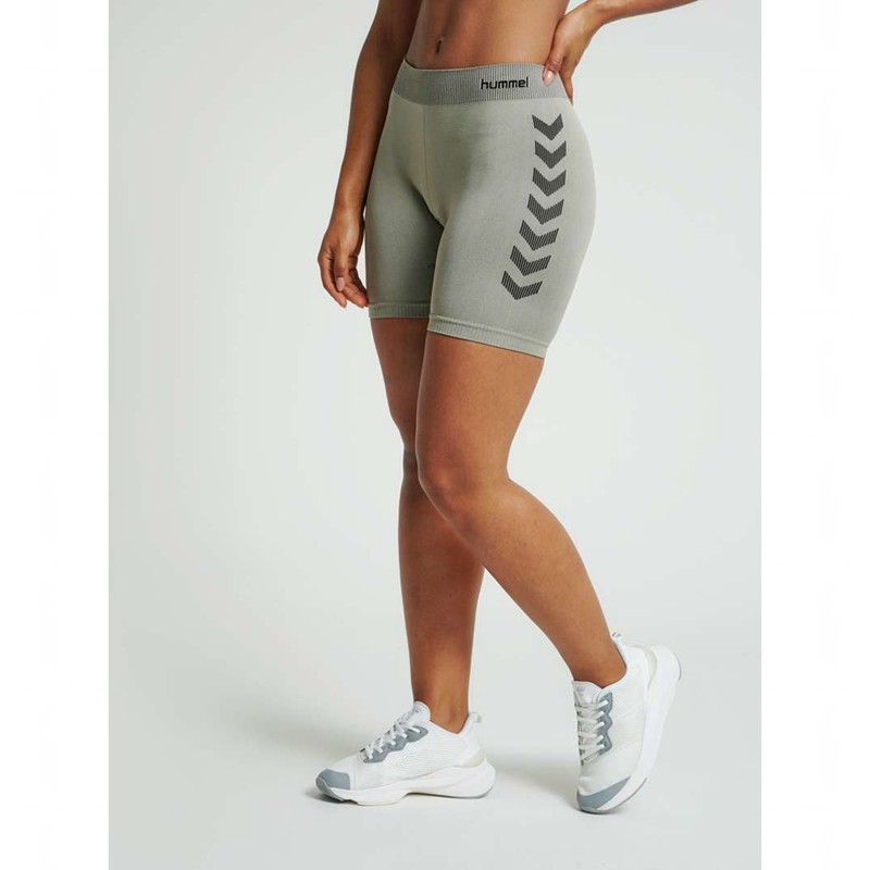 Dámské Mikina s Kapucí Hummel First Seamless Tr Sht Tigh W Šedé | 514451-865