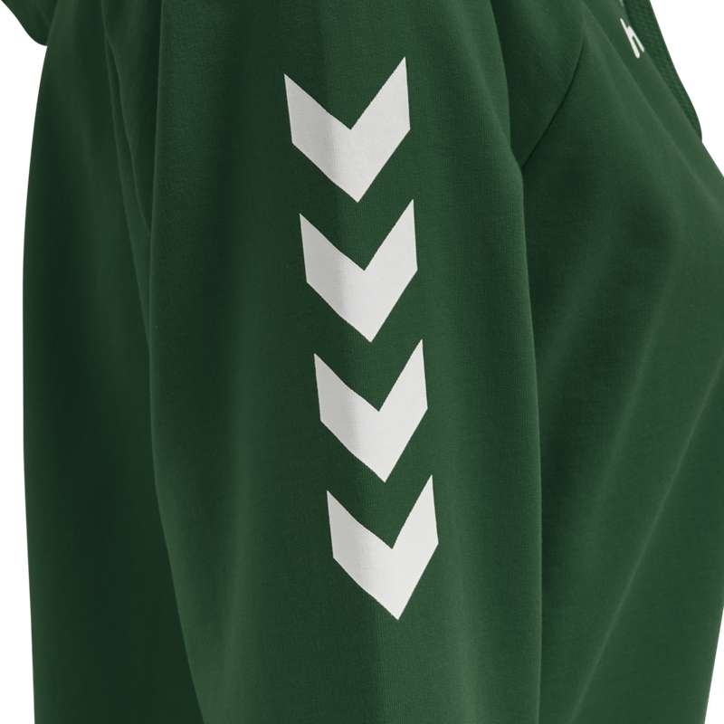 Dámské Mikina s Kapucí Hummel Go Cotton Zelene | 342721-358