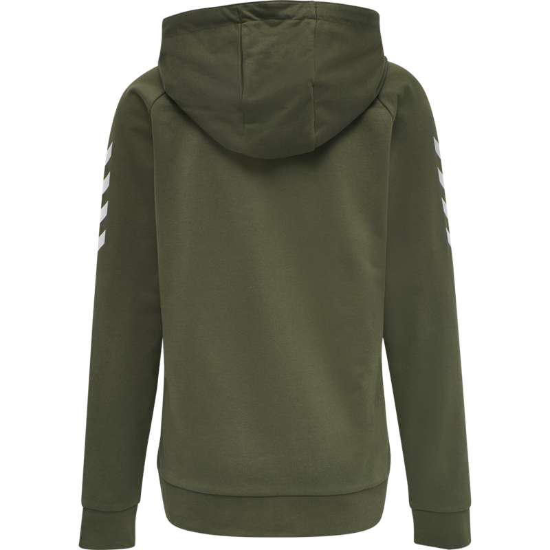 Dámské Mikina s Kapucí Hummel Go Cotton Zip Zelene | 030154-748
