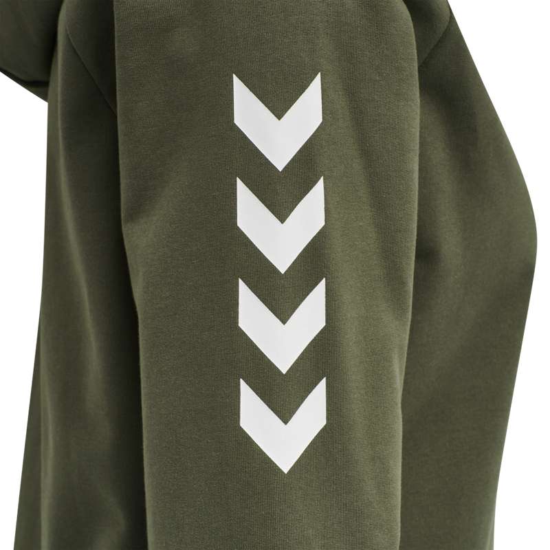 Dámské Mikina s Kapucí Hummel Go Cotton Zip Zelene | 030154-748