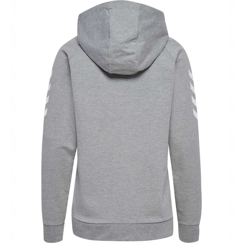 Dámské Mikina s Kapucí Hummel Go Cotton Šedé | 060771-083