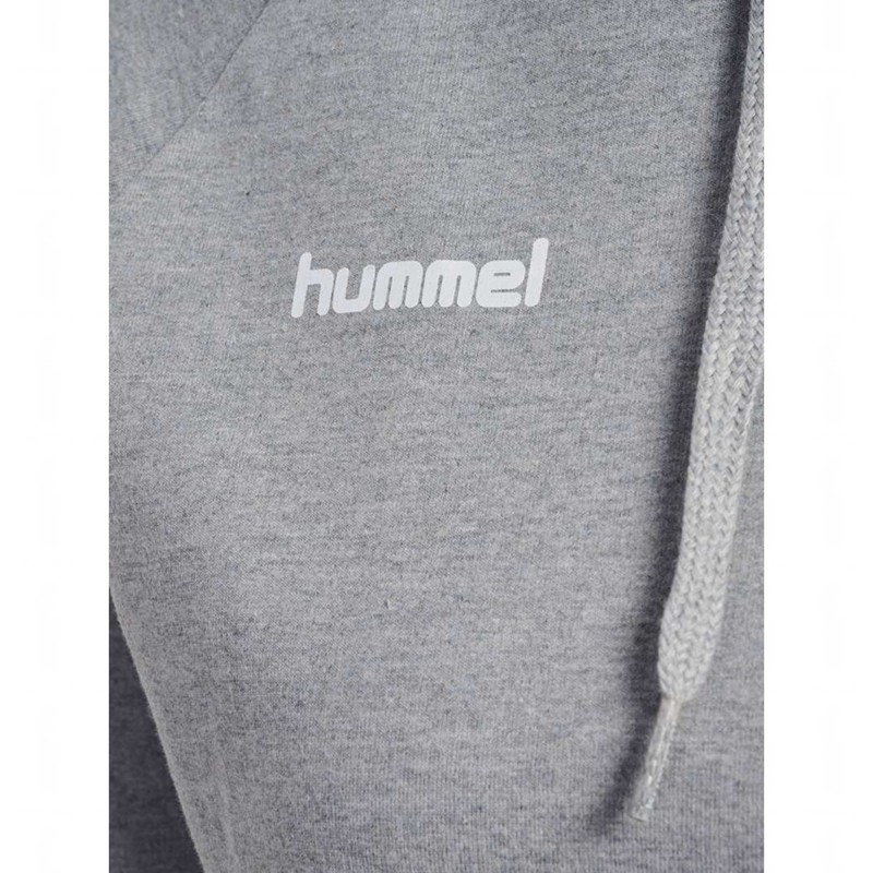 Dámské Mikina s Kapucí Hummel Go Cotton Šedé | 060771-083