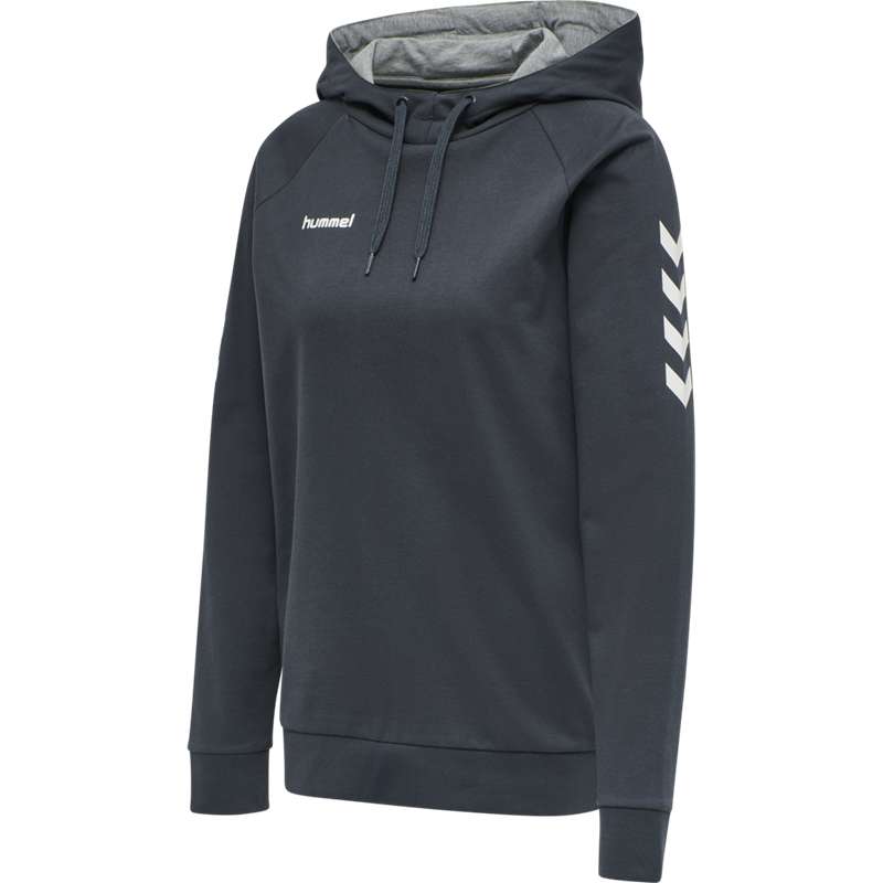 Dámské Mikina s Kapucí Hummel Go Cotton Černé | 578142-668