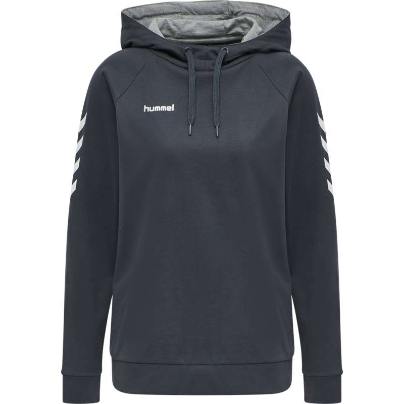 Dámské Mikina s Kapucí Hummel Go Cotton Černé | 578142-668