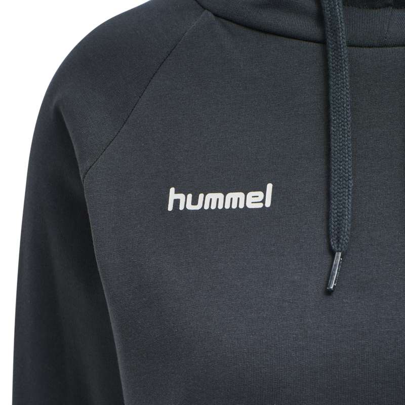 Dámské Mikina s Kapucí Hummel Go Cotton Černé | 578142-668