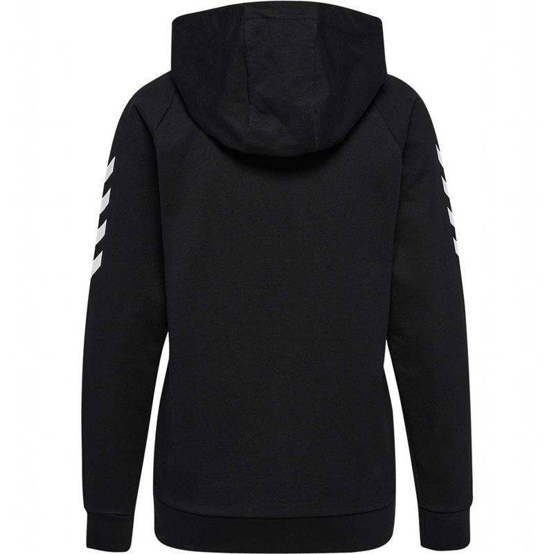 Dámské Mikina s Kapucí Hummel Go Cotton Černé | 392343-043