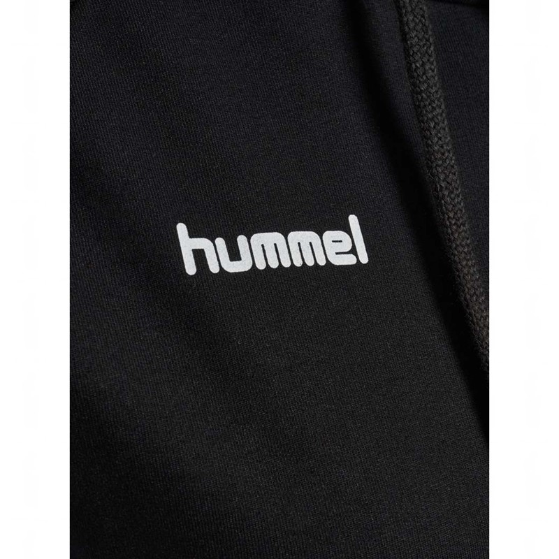 Dámské Mikina s Kapucí Hummel Go Cotton Černé | 392343-043