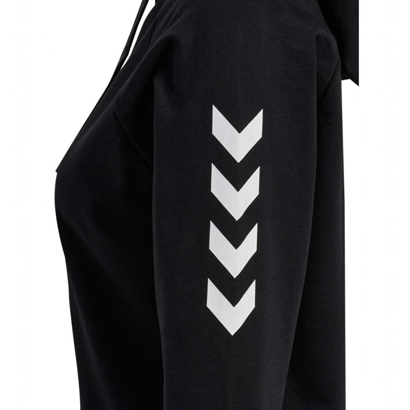 Dámské Mikina s Kapucí Hummel Go Cotton Černé | 392343-043