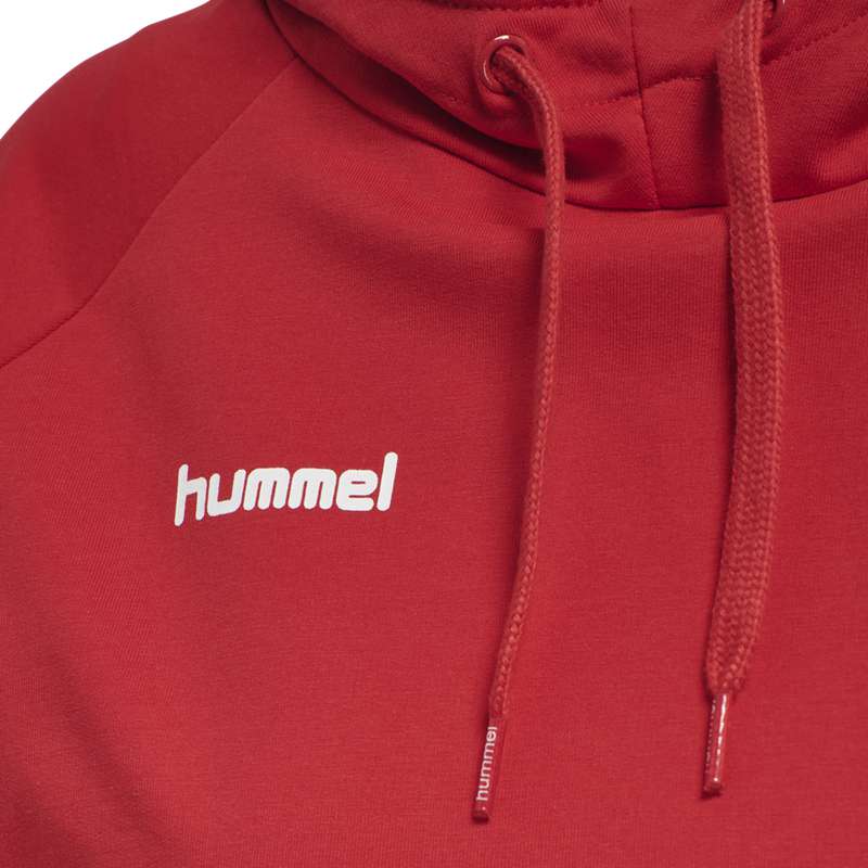 Dámské Mikina s Kapucí Hummel Go Cotton Červené | 897401-896