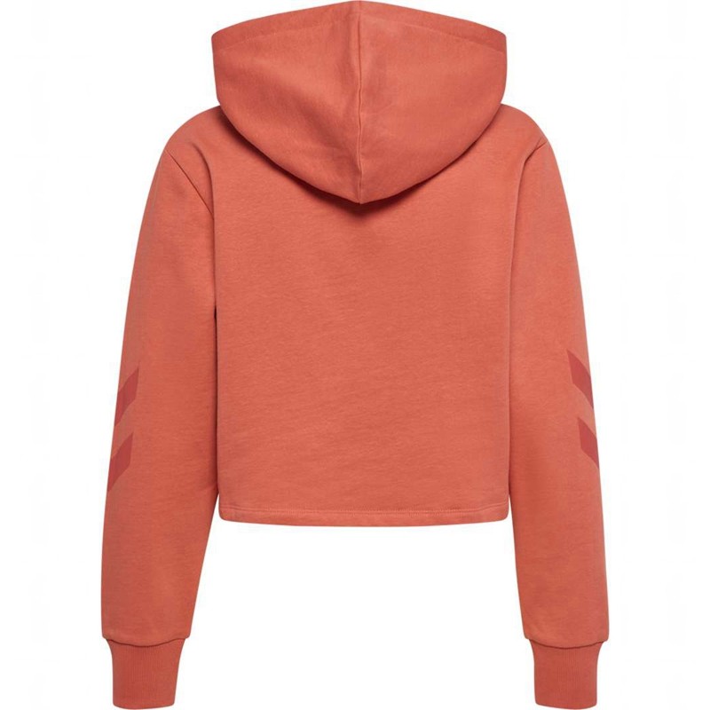 Dámské Mikina s Kapucí Hummel Legacy Cropped Meruňka | 441114-379