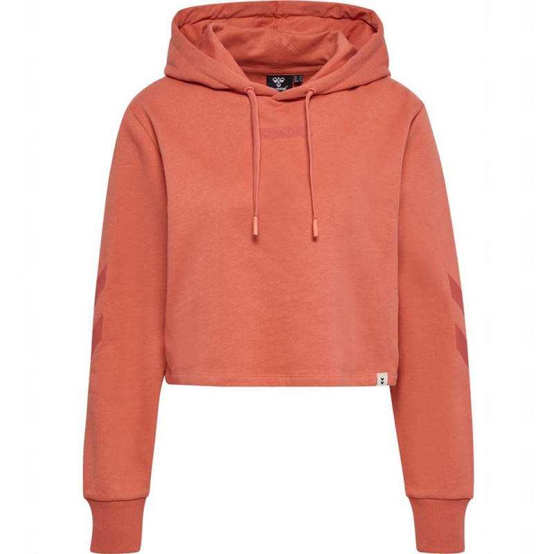 Dámské Mikina s Kapucí Hummel Legacy Cropped Meruňka | 441114-379