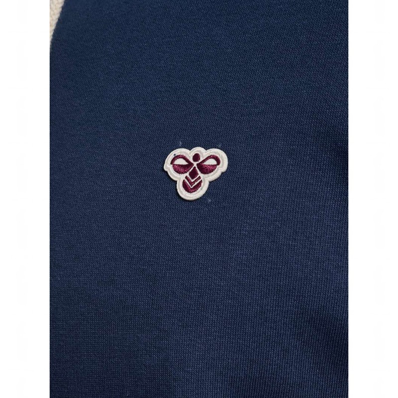 Dámské Mikina s Kapucí Hummel Loose Bee Tmavě Blankyt | 285238-351