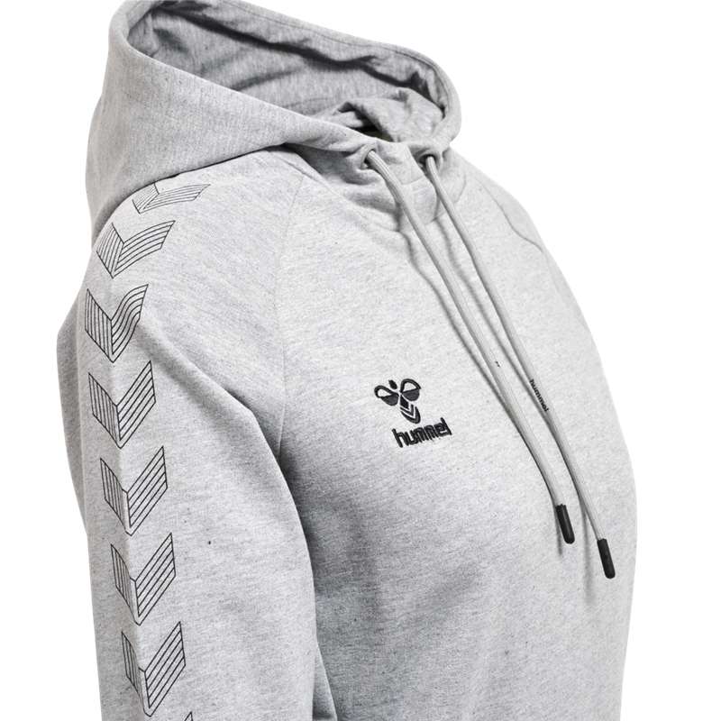 Dámské Mikina s Kapucí Hummel Move Grid Cotton Šedé | 302435-348