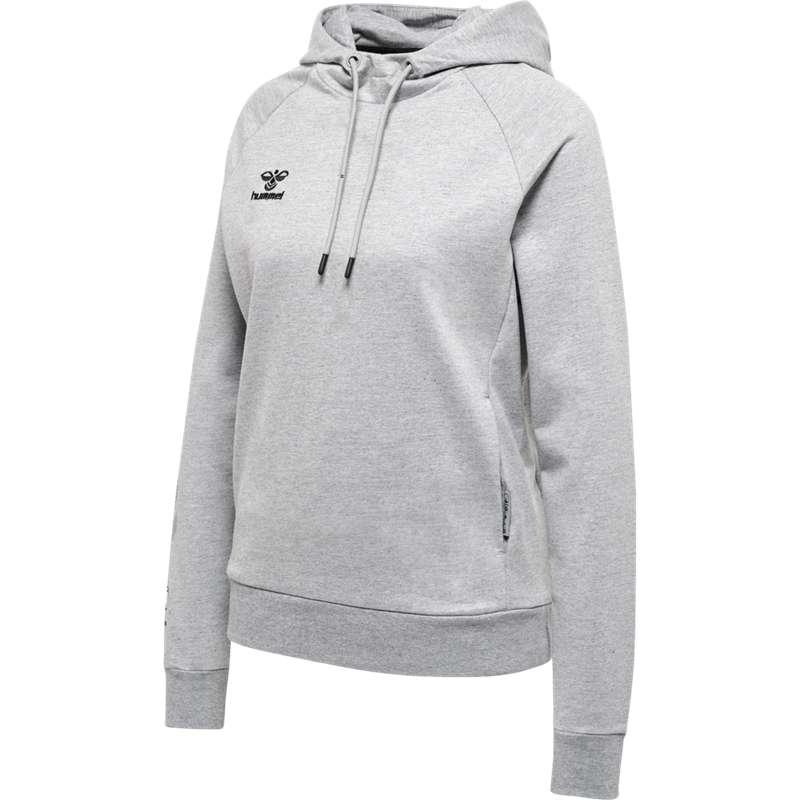 Dámské Mikina s Kapucí Hummel Move Grid Cotton Šedé | 302435-348