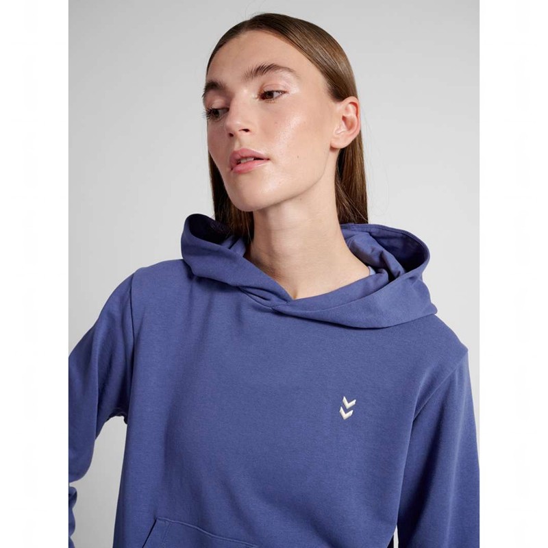 Dámské Mikina s Kapucí Hummel Pulse W Sweat Blankyt | 884227-190