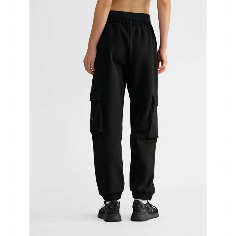 Dámské Mikina s Kapucí Hummel Tech Fleece Loose Cargo Černé | 592442-710