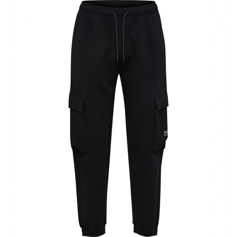 Dámské Mikina s Kapucí Hummel Tech Fleece Loose Cargo Černé | 592442-710