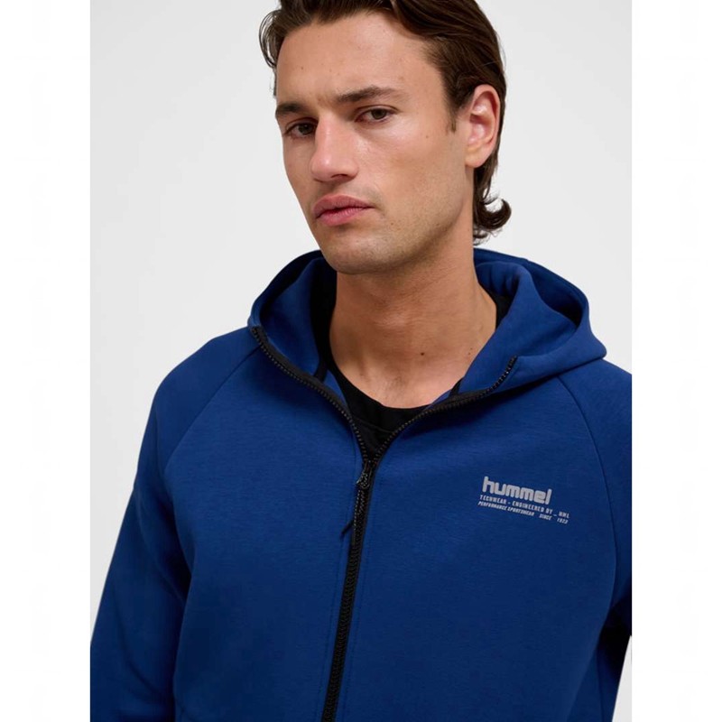 Dámské Mikina s Kapucí Hummel Tech Fleece Regular Zip Blankyt | 462441-000