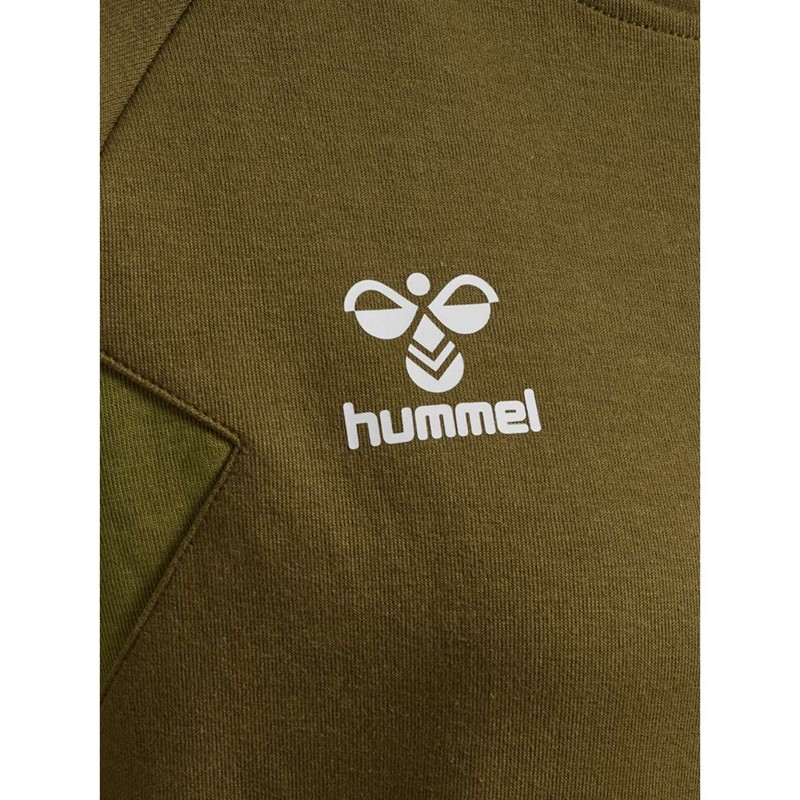 Dámské Mikina s Kapucí Hummel Travel Sweat Olivy Zelené | 870311-816