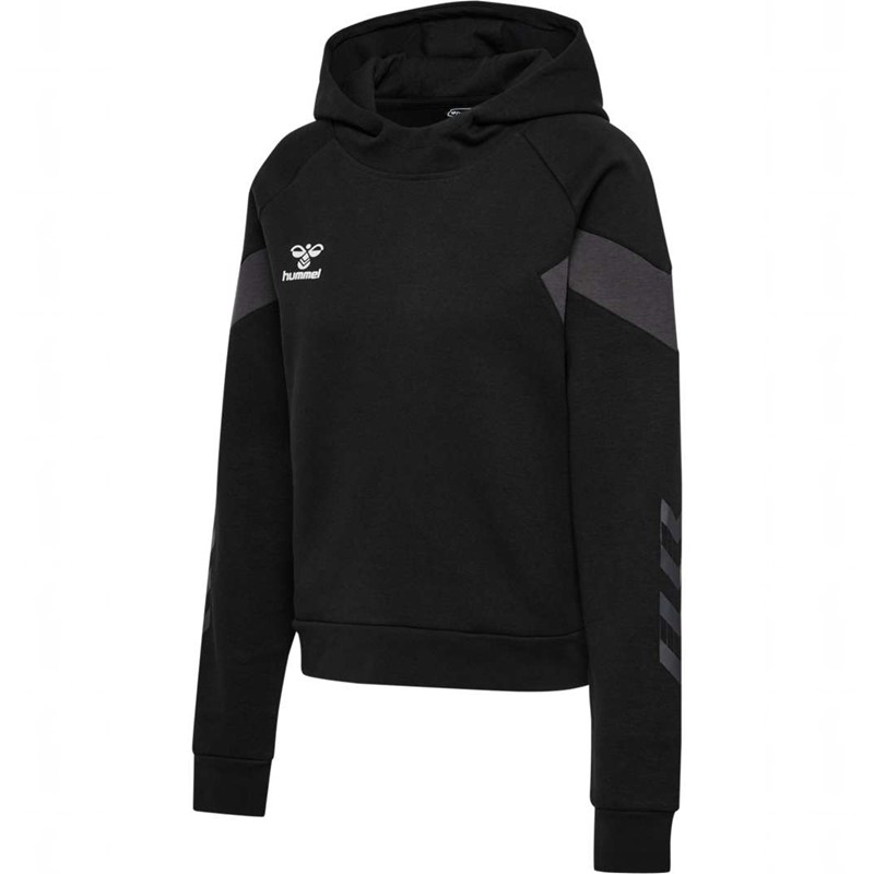 Dámské Mikina s Kapucí Hummel Travel Sweat Černé | 775498-740