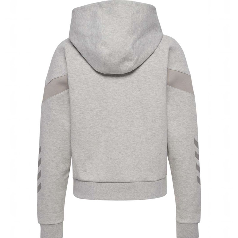 Dámské Mikina s Kapucí Hummel Travel Zip Šedé | 219536-799