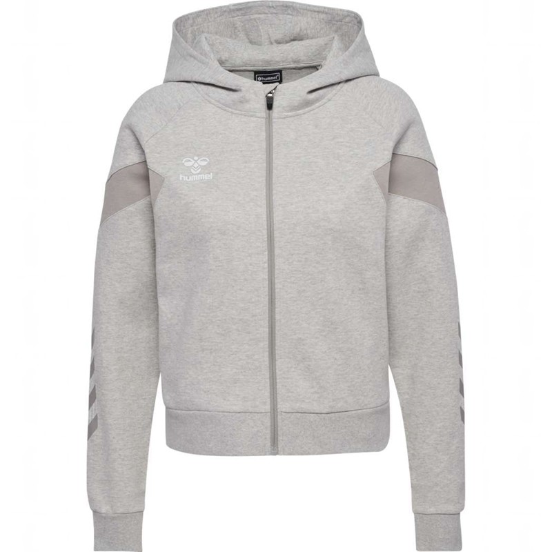 Dámské Mikina s Kapucí Hummel Travel Zip Šedé | 219536-799