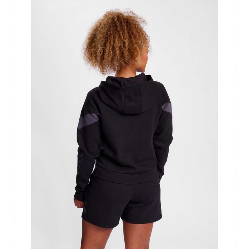 Dámské Mikina s Kapucí Hummel Travel Zip Černé | 317756-914