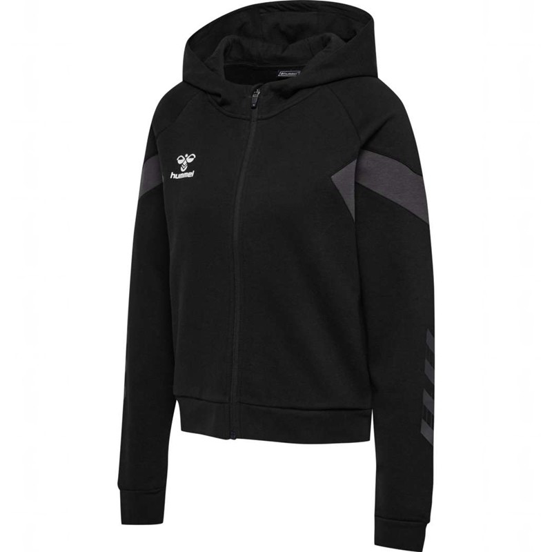 Dámské Mikina s Kapucí Hummel Travel Zip Černé | 317756-914