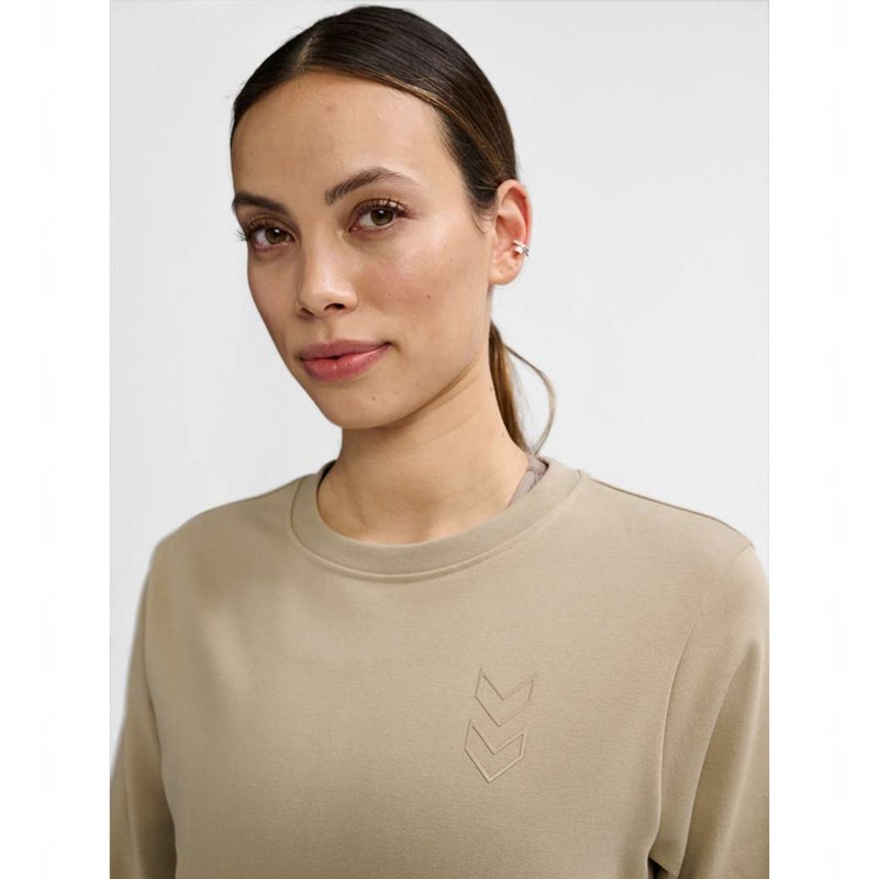 Dámské Mikiny Hummel Active Béžový | 388020-107