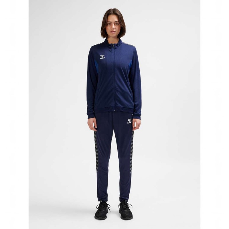 Dámské Mikiny Hummel Authentic Pl Zip Tmavě Blankyt | 566492-970