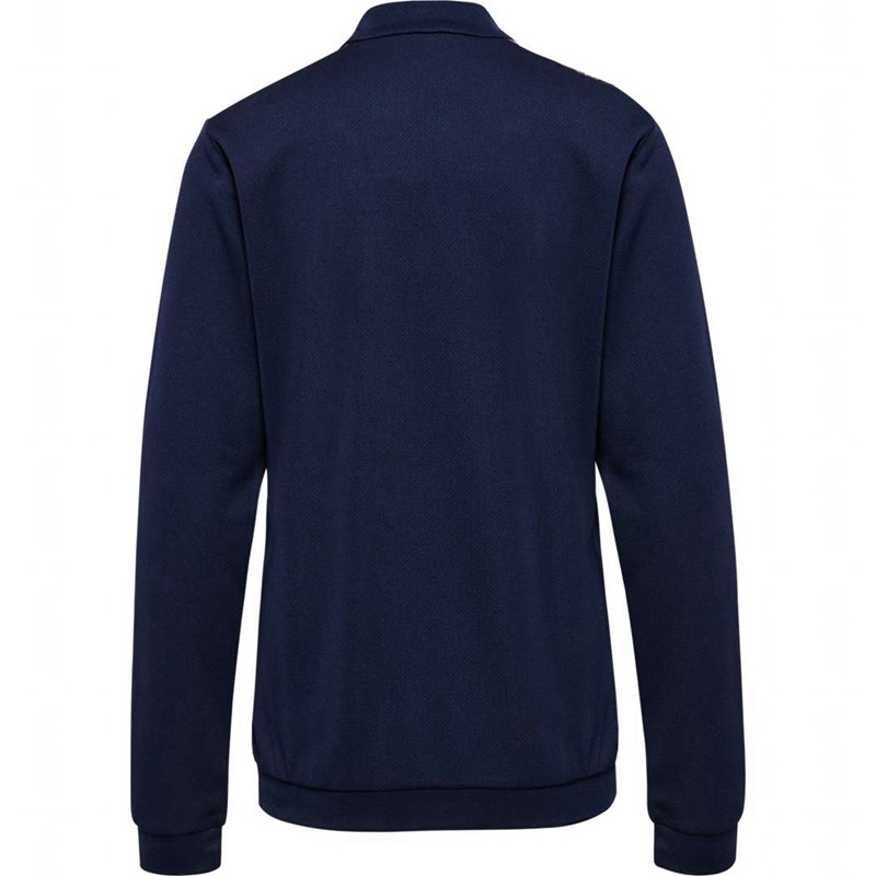 Dámské Mikiny Hummel Authentic Pl Zip Tmavě Blankyt | 566492-970