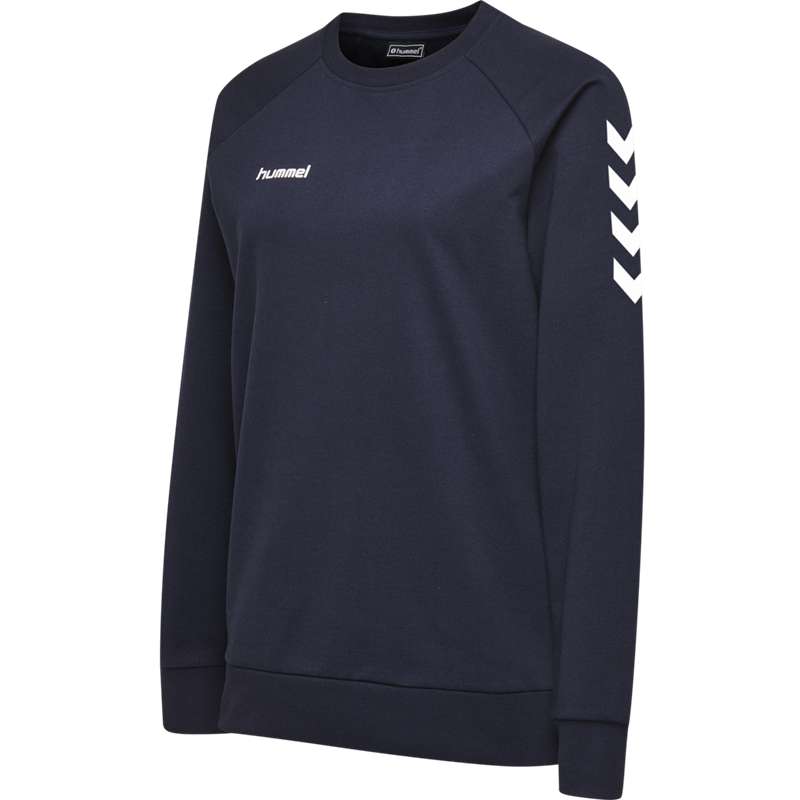 Dámské Mikiny Hummel Go Cotton Tmavě Blankyt | 210816-489
