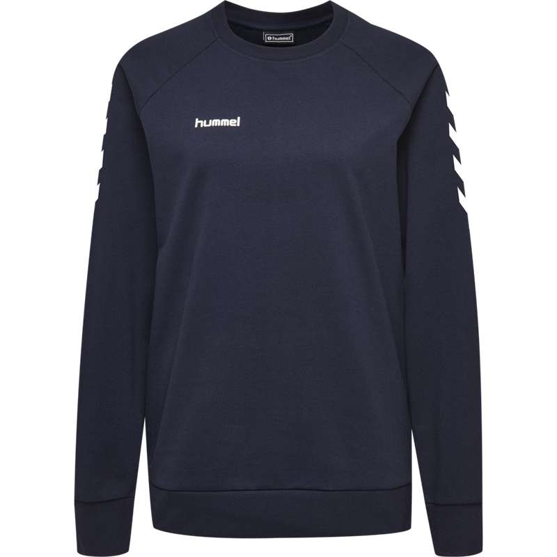 Dámské Mikiny Hummel Go Cotton Tmavě Blankyt | 210816-489