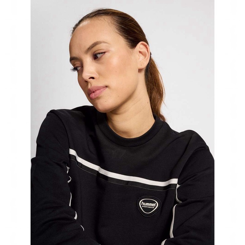 Dámské Mikiny Hummel Lgc Mai Boxy Černé | 352250-925