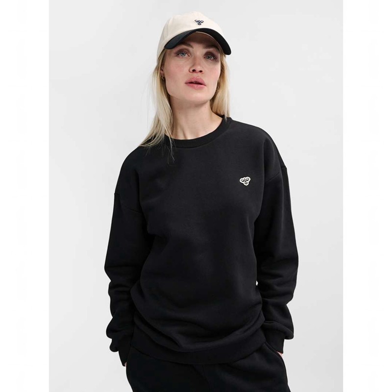 Dámské Mikiny Hummel Loose Crewneck Bee Černé | 052215-131