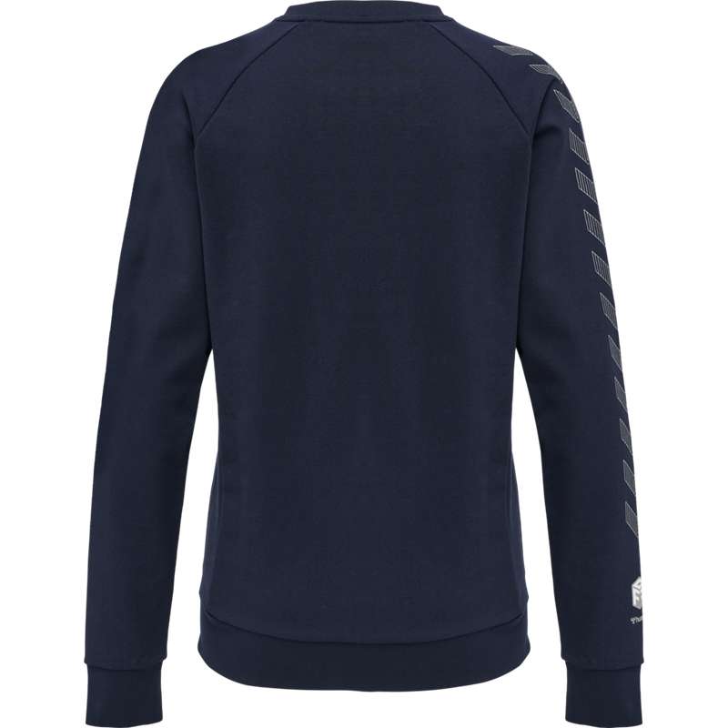 Dámské Mikiny Hummel Move Grid Cotton Tmavě Blankyt | 277665-790
