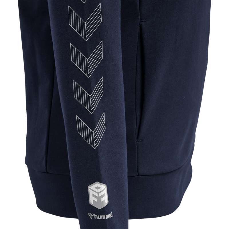 Dámské Mikiny Hummel Move Grid Cotton Tmavě Blankyt | 277665-790