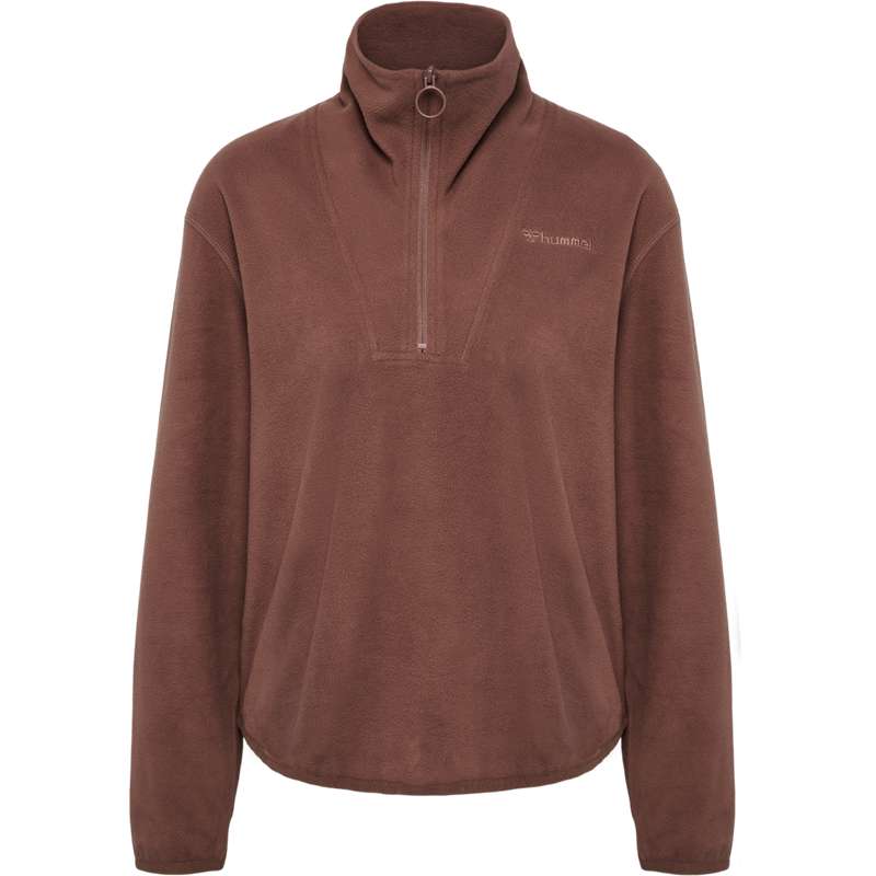 Dámské Mikiny Hummel Mt Connect Loose Half Zip Hnědé | 881729-967