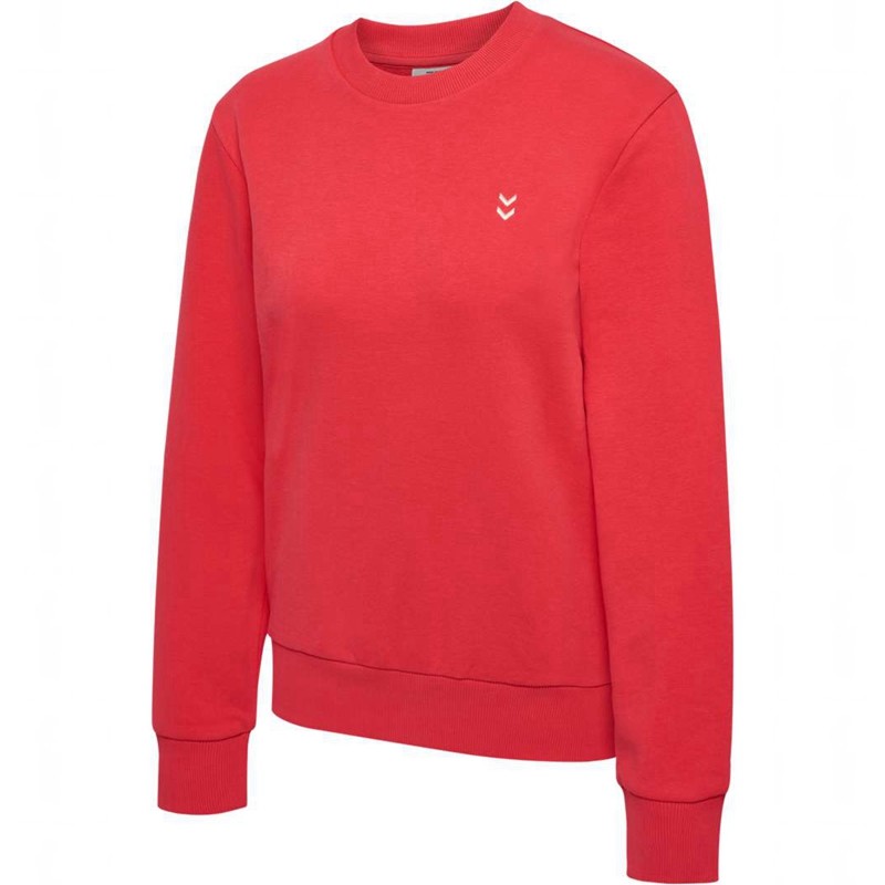 Dámské Mikiny Hummel Pulse W Sweat Crewneck Červené | 927532-583