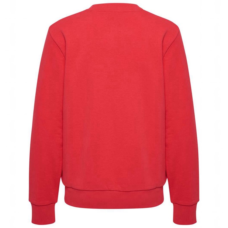 Dámské Mikiny Hummel Pulse W Sweat Crewneck Červené | 927532-583