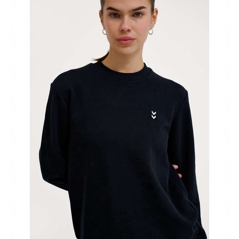 Dámské Mikiny Hummel Pulse W Sweat Crewneck Černé | 532162-879
