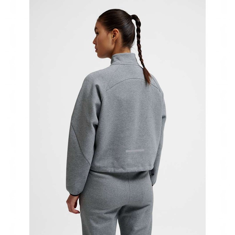 Dámské Obuv Do Tělocvičny Hummel Tech Fleece Boxy Half Zip Šedé | 793070-793