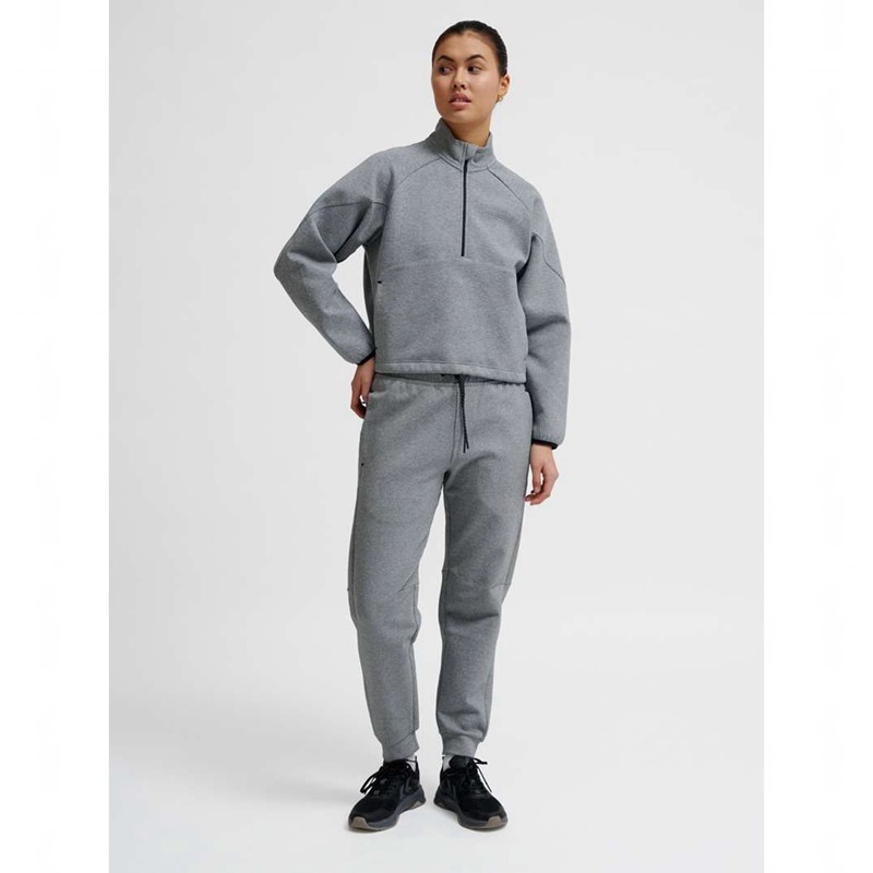 Dámské Obuv Do Tělocvičny Hummel Tech Fleece Boxy Half Zip Šedé | 793070-793